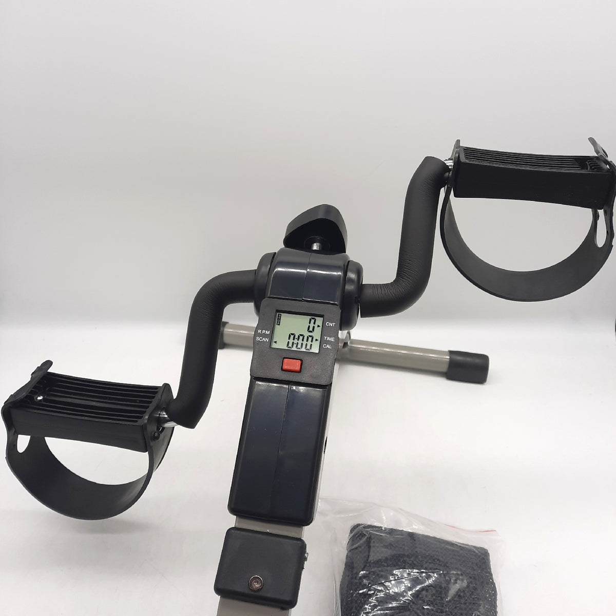 Himaly Minibike Heimtrainer Pedaltrainer mit LCD Monitor einstellbarer Widerstand Arm und Beintrainer