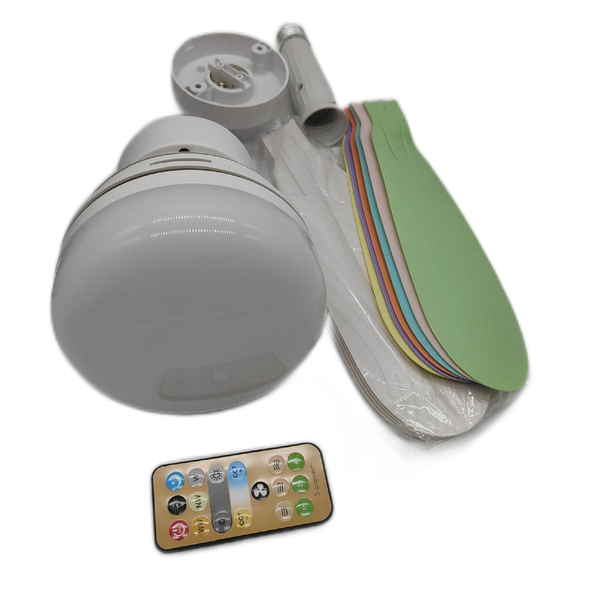 BEPER P206VEN610 Deckenventilator 40 Watt mit Beleuchtung und austauschbarem Design