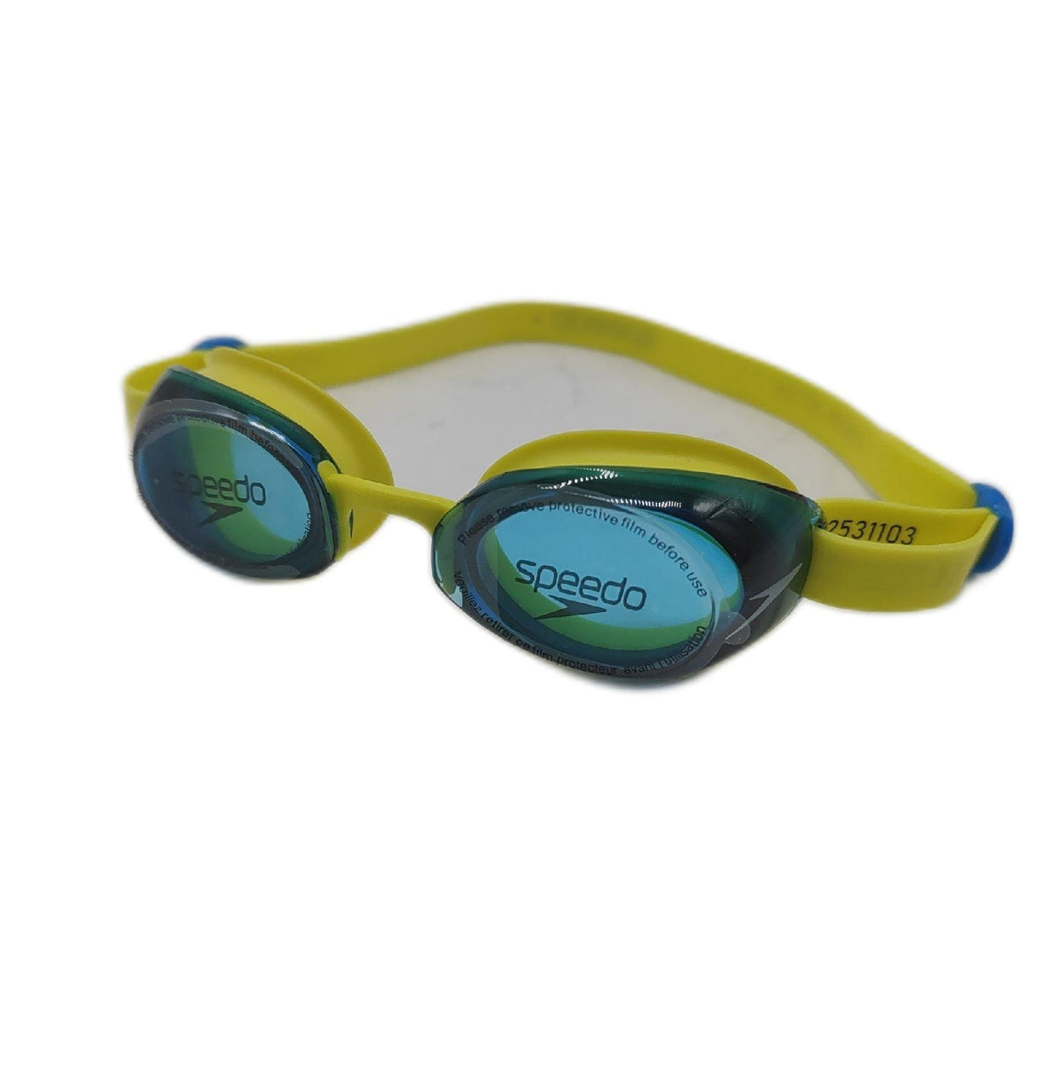 Speedo Skibrille Kinder Skibekleidung Jet 20 Empire Yellow Neon Blue einheits