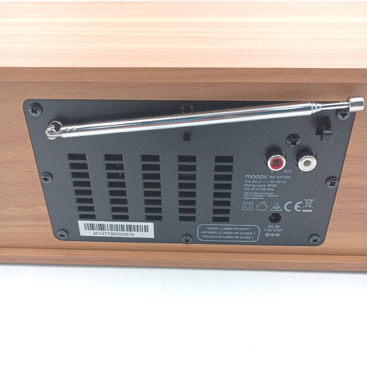 Mooov Stereoanlage HiFi Musik Mooov 477380 Bluetooth CD Player mit 50 Watt