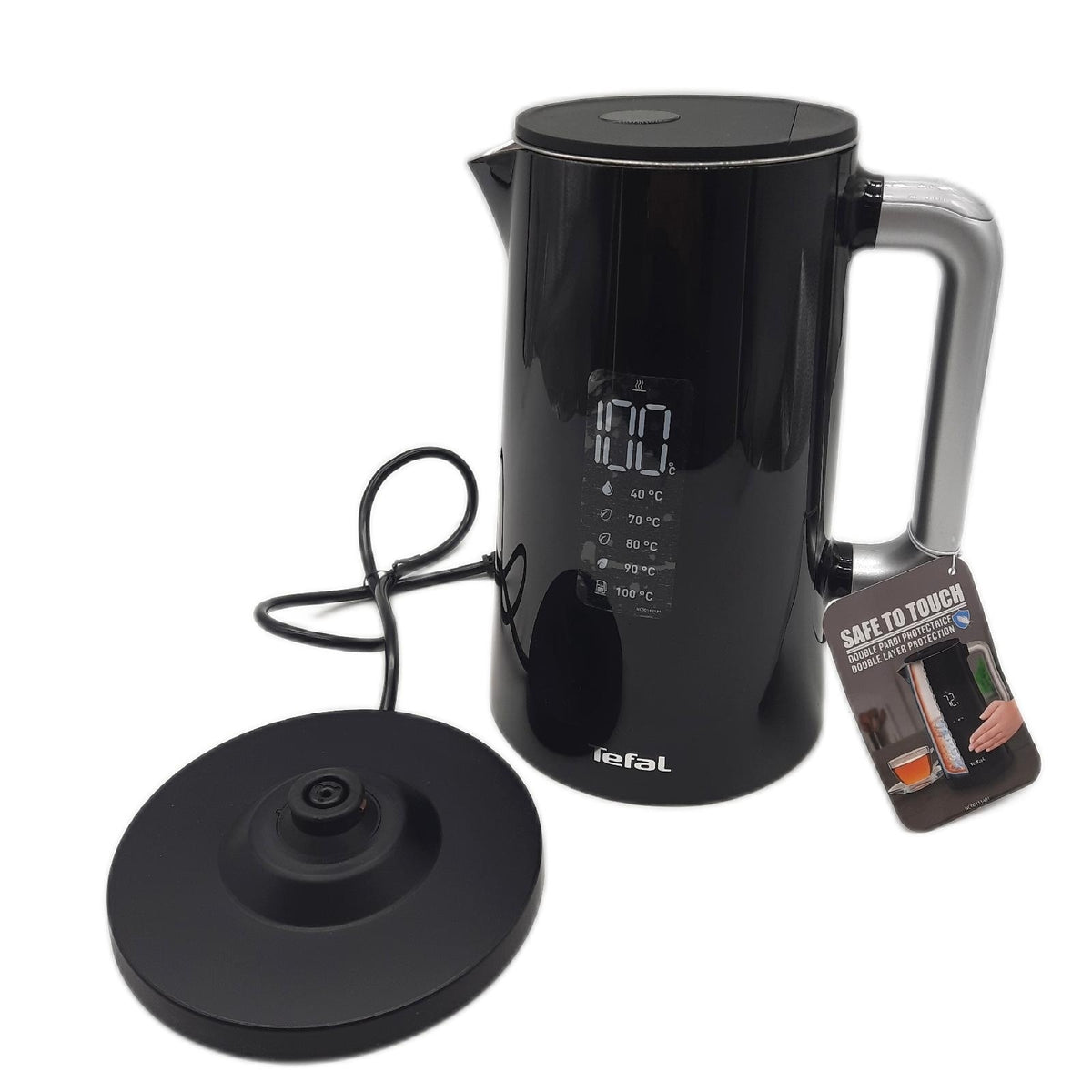 Tefal Wasserkocher Modell B07XRYS94N Smart N Light 17 Liter schwarz mit Thermostat Regelung