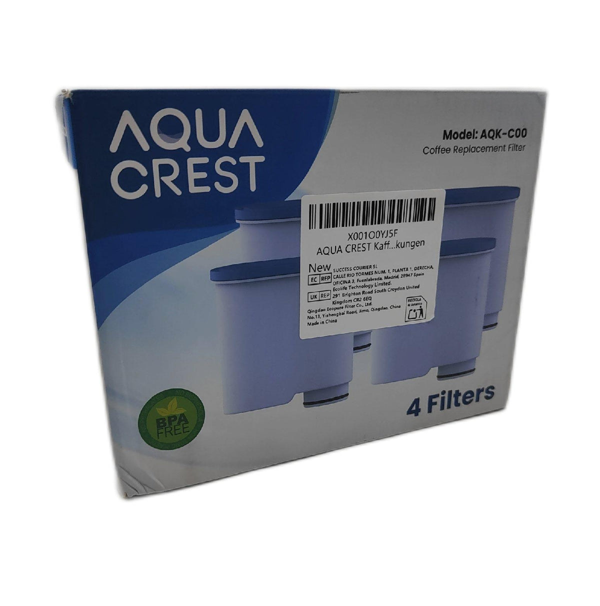 AQUA CREST Ersatzwasserfilter Philips AquaClean CA690310 CA690322 CA6903