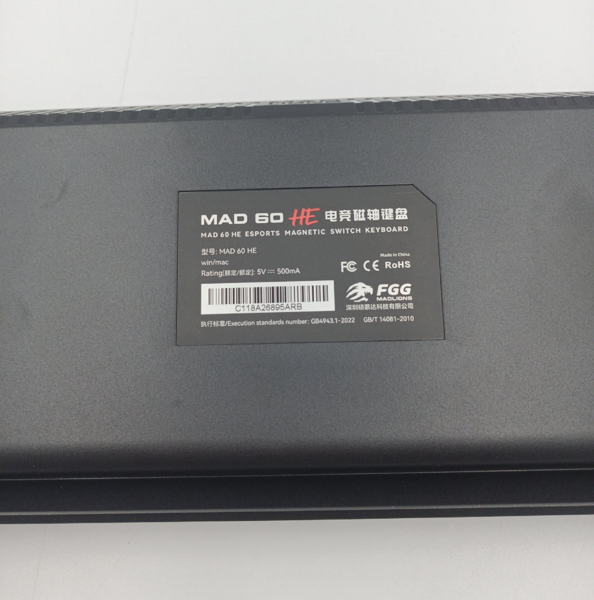 Foxmm Gaming Tastatur Tastatur Zubehör MAD 60 Pro Schnelle Reaktion RGB Beleuchtung