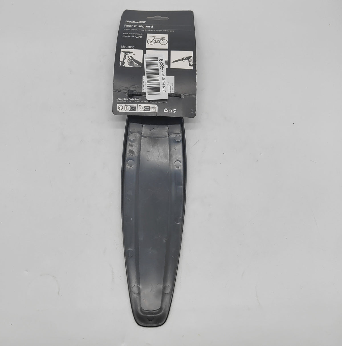XLC Mudguard Rear MG-C35, 26-29", schwarz, 75/350mm, 54g