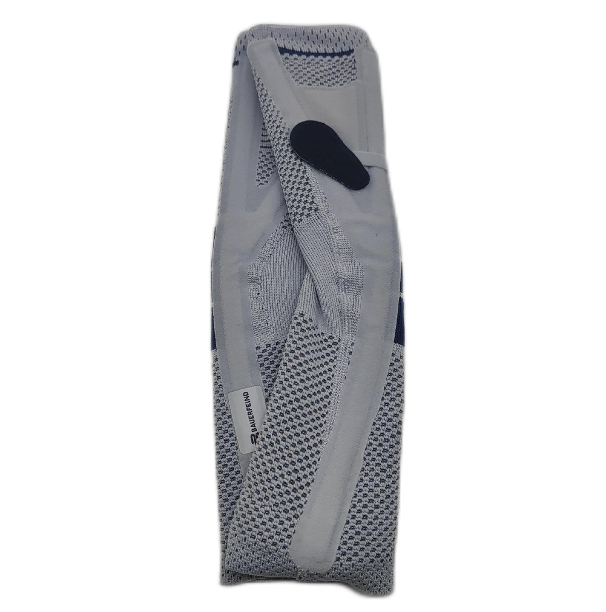BAUERFEIND GenuTrain P3 Kniebandage Links Titan Größe 4 Uni Knieorthese Grau