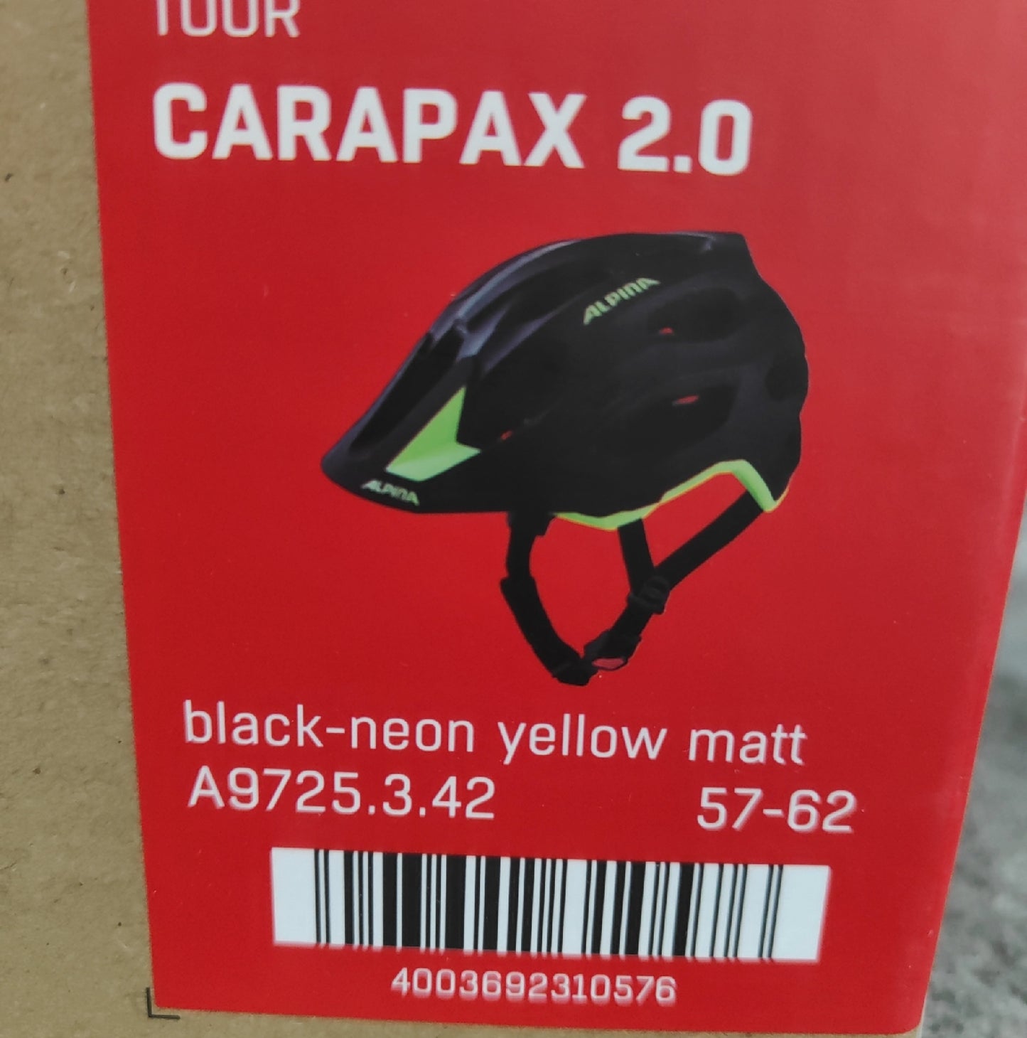 Alpina Fahrradhelm Schutzhelm Helm Carapax 2 0 Mountainbike Sicherheit Schwarz Neon