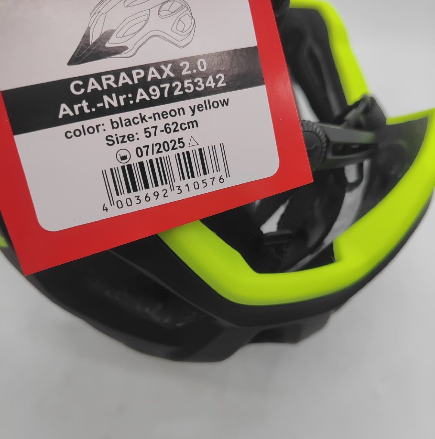 Alpina Fahrradhelm Schutzhelm Helm Carapax 2 0 Mountainbike Sicherheit Schwarz Neon