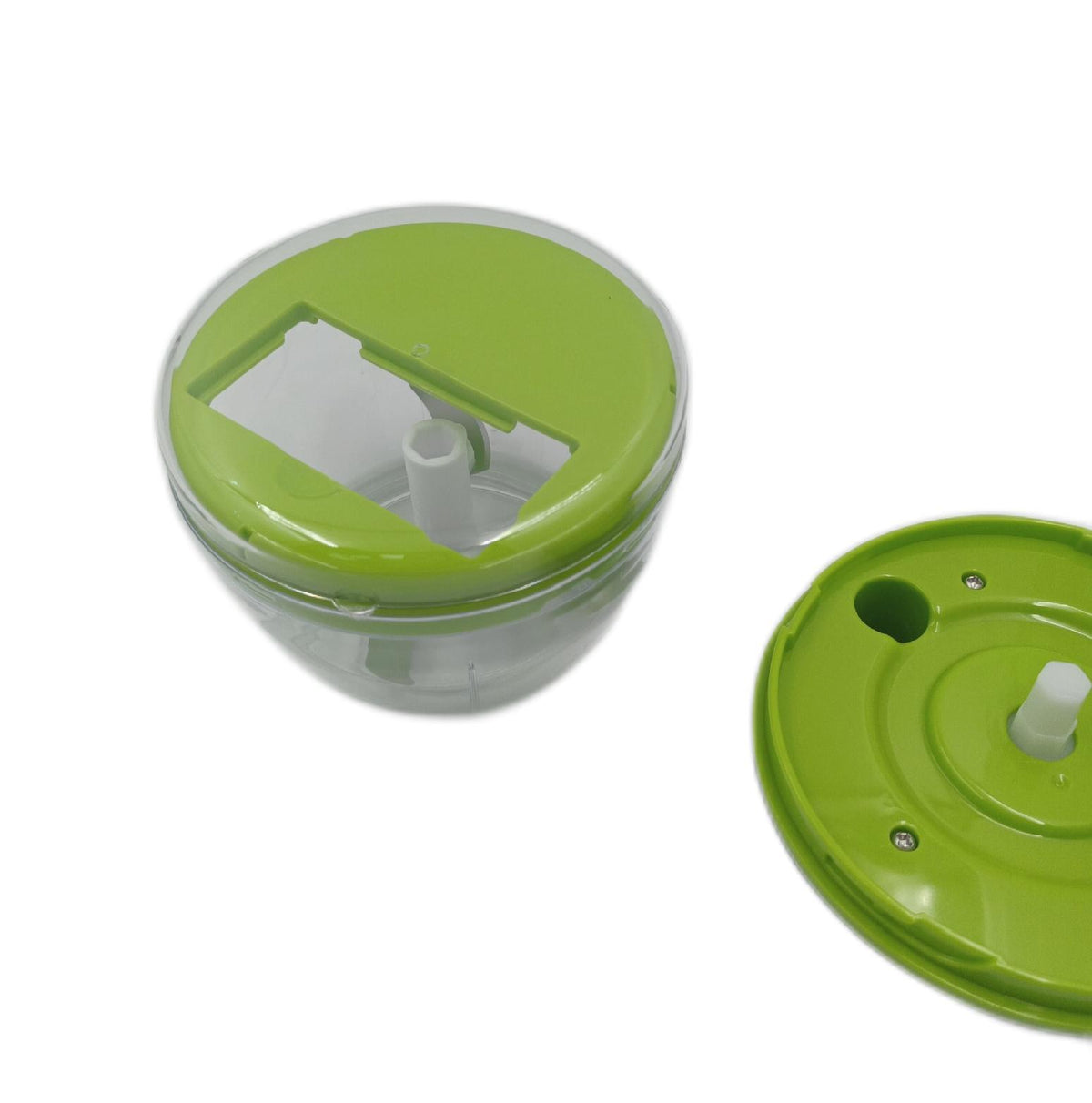 Diboniur Zerkleinerer Manuell 520 ml Zwiebelschneider 3 in 1 mit Seilzug