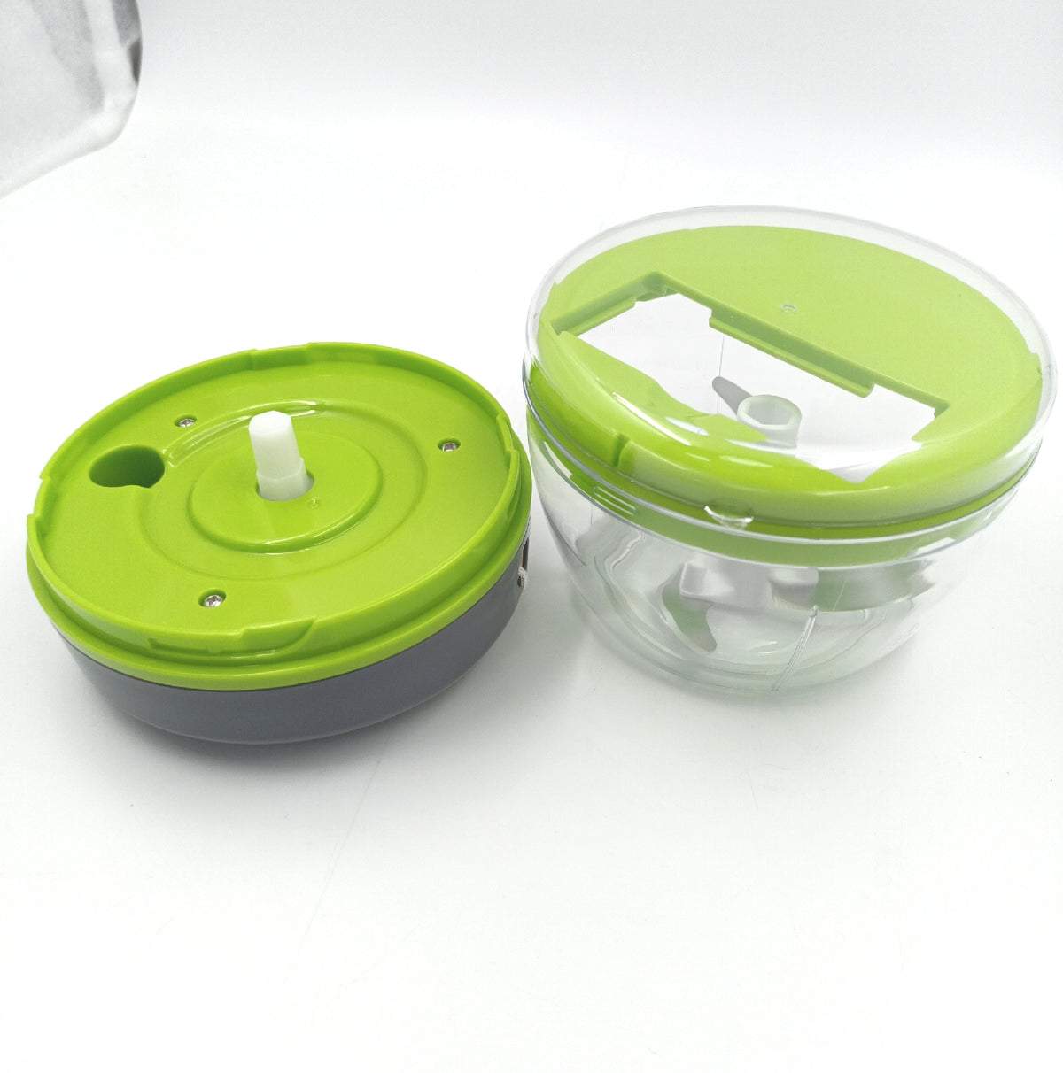 Diboniur Zerkleinerer Manuell 520 ml Zwiebelschneider 3 in 1 mit Seilzug