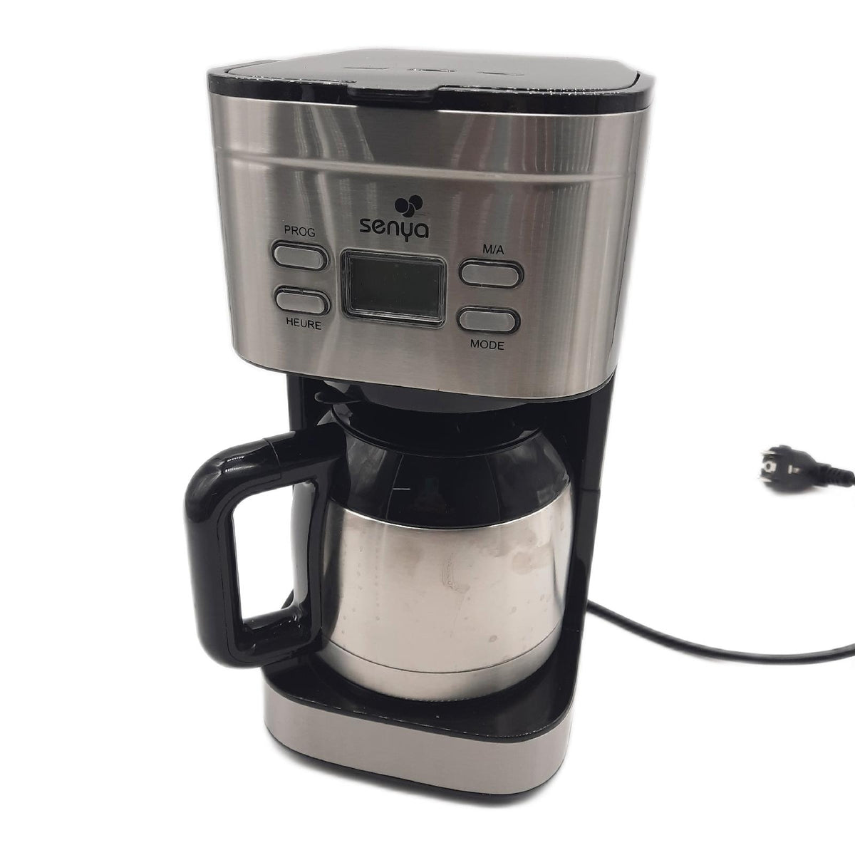 Senya Kaffeemaschine ? ? Elektro Programmierbare Edelstahl Hot Coffee, isolierte Edelstahlkanne je Wohn ? Spieler D? ? ? Aroma, warm zu halten, 1.2L, 800W, SYBF-CM025(49,9EUR)(39,92€)