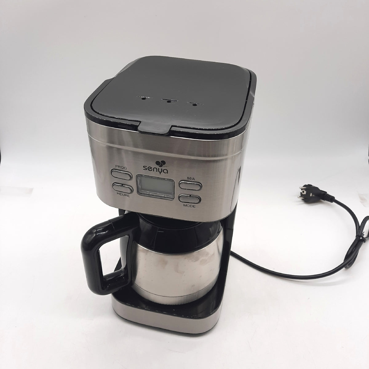 Senya Kaffeemaschine ? ? Elektro Programmierbare Edelstahl Hot Coffee, isolierte Edelstahlkanne je Wohn ? Spieler D? ? ? Aroma, warm zu halten, 1.2L, 800W, SYBF-CM025(49,9EUR)(39,92€)