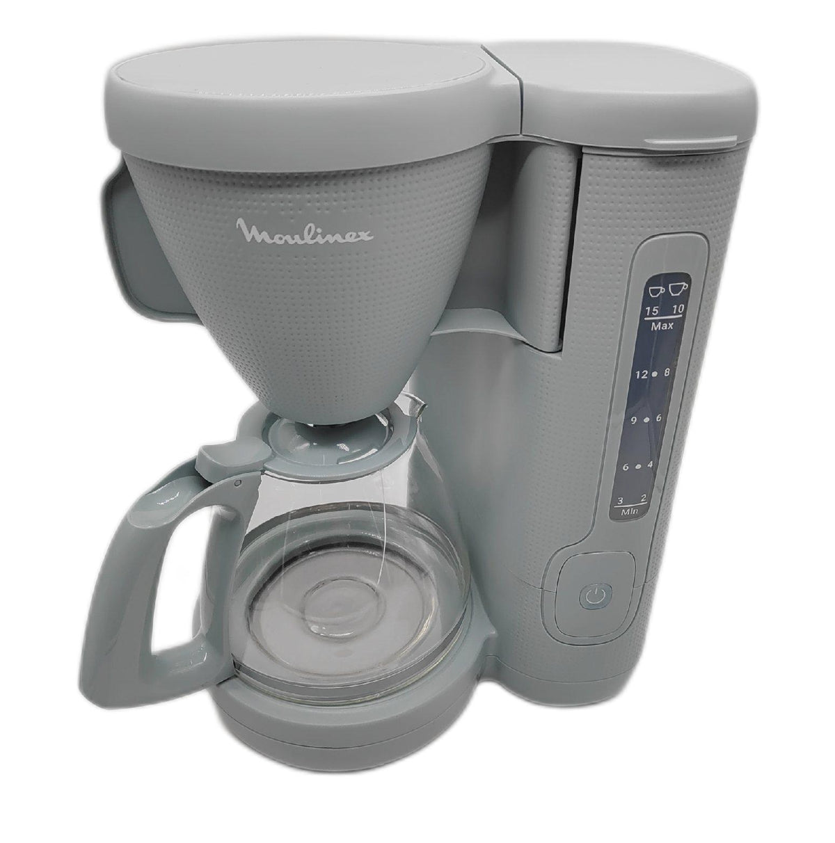 Moulinex Filterkaffeemaschine Eukalyptus Wassertank vorne Kanne