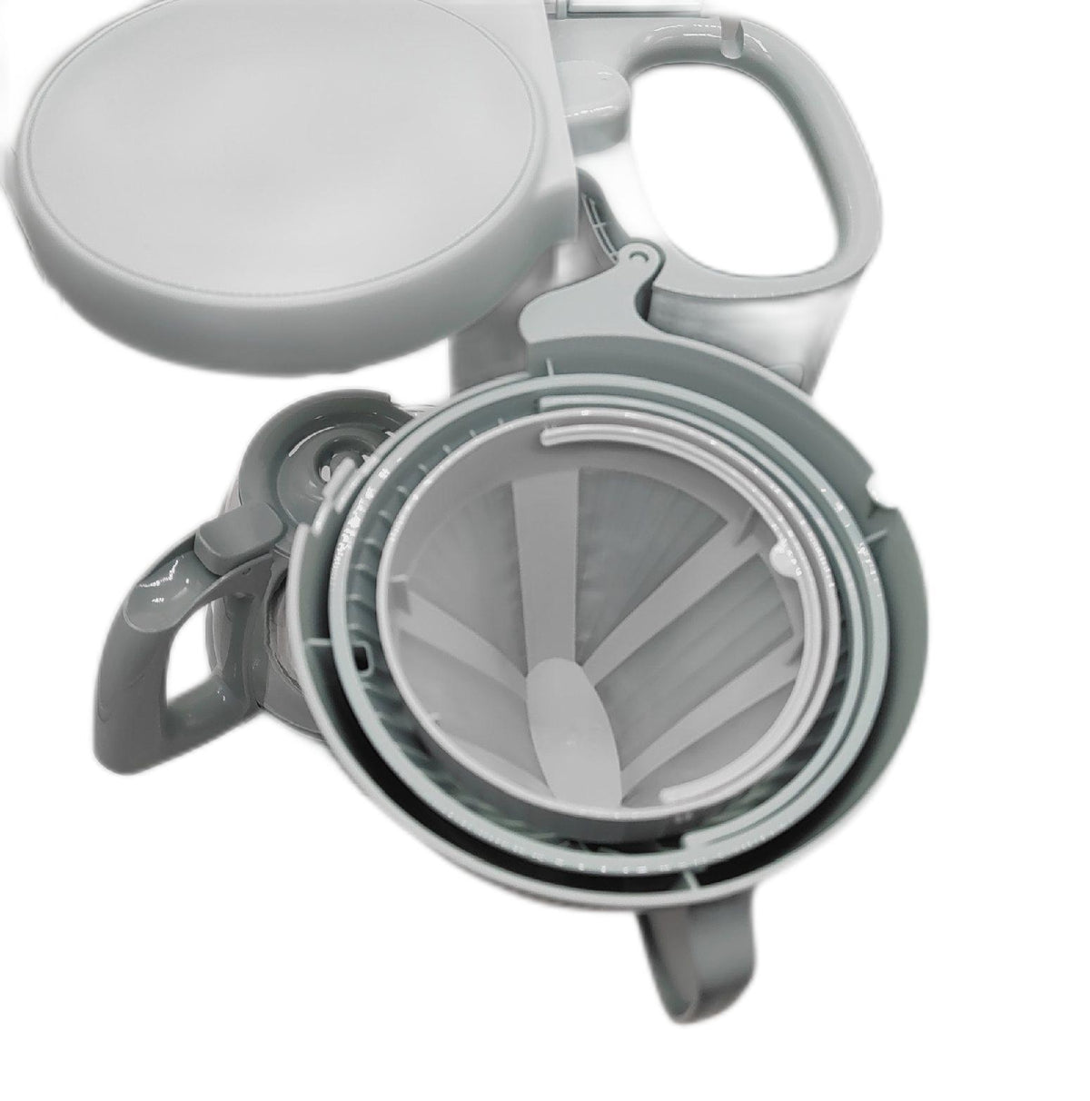 Moulinex Filterkaffeemaschine Eukalyptus Wassertank vorne Kanne