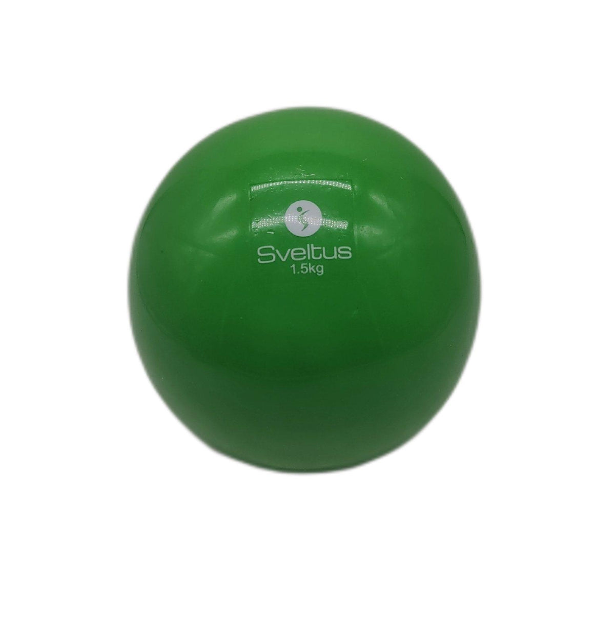 sveltus Gewichtsball 1 5 kg Durchmesser 118 cm apfelgrun Balls Exercise Fitness Training