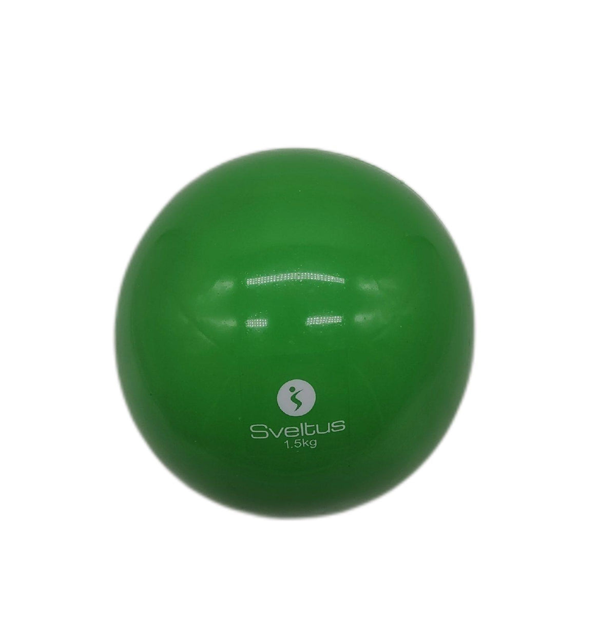 sveltus Gewichtsball 1 5 kg Durchmesser 118 cm apfelgrun Balls Exercise Fitness Training
