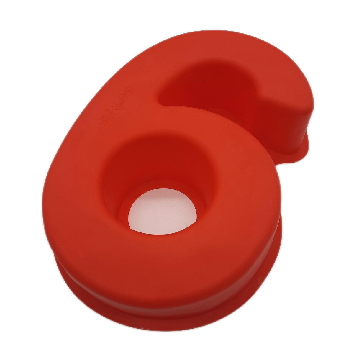 YXHZVON Backform Kuchenform Silikon Zahl 6 Groß 3D Form für Kuchen