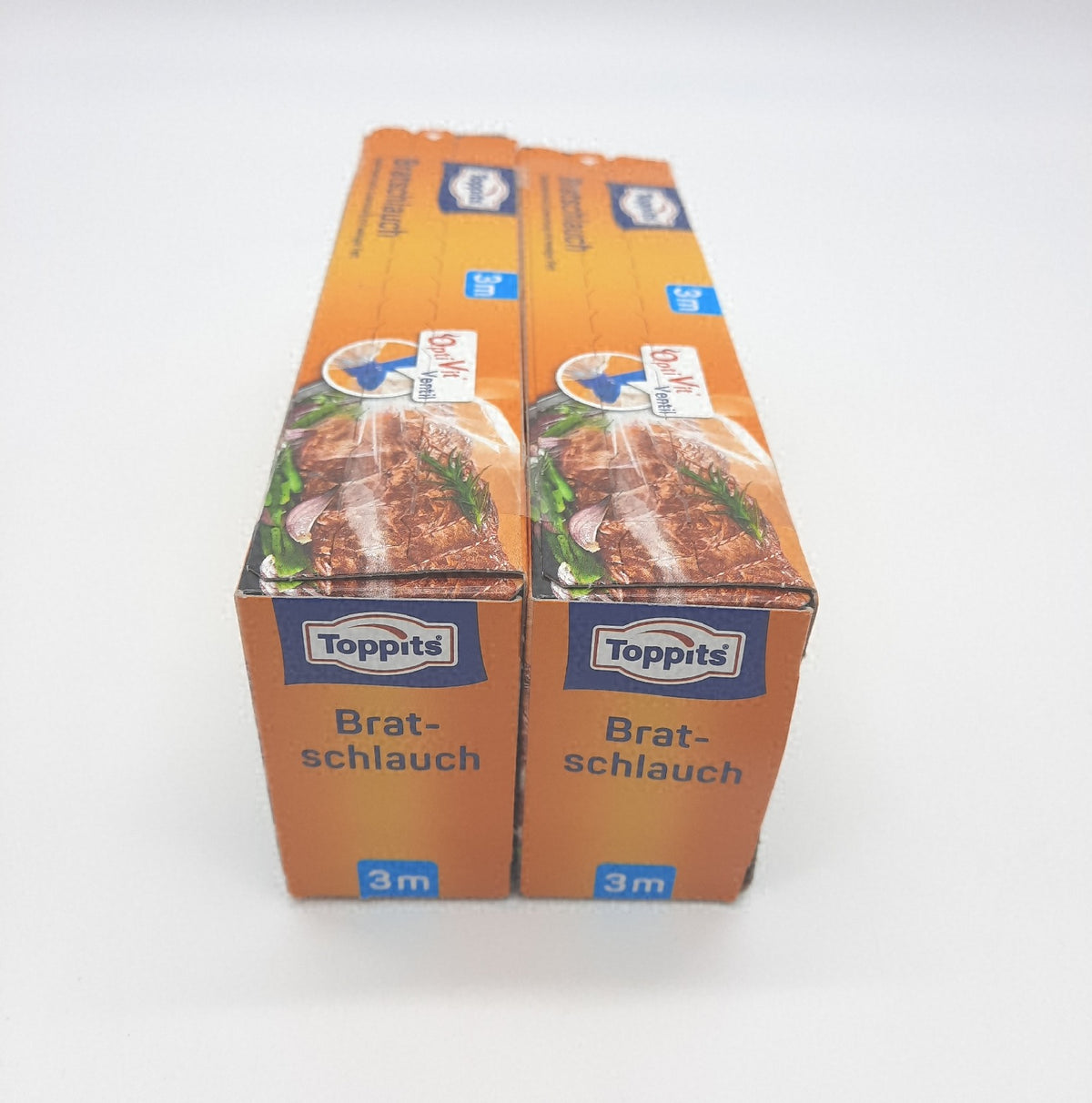 Toppits Bratenschlauch 31cm x 3 m 2er Pack PVC frei Polypropylen-OVP eingedrückt