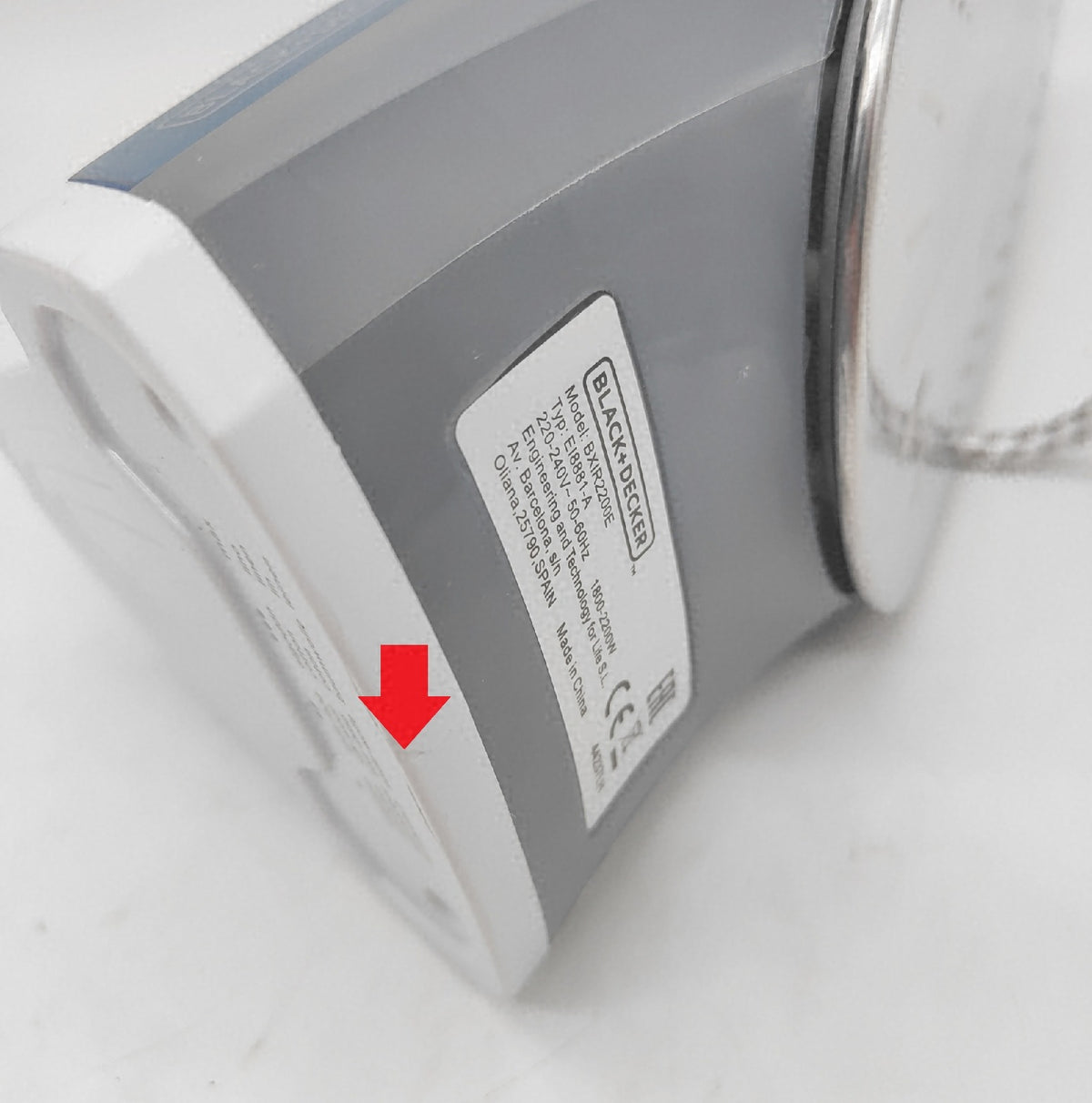 Black Decker Dampfbuegeleisen BXIR2200E 2200 Watt Kunststoff 370 ml kleine Gebrauchsspuren