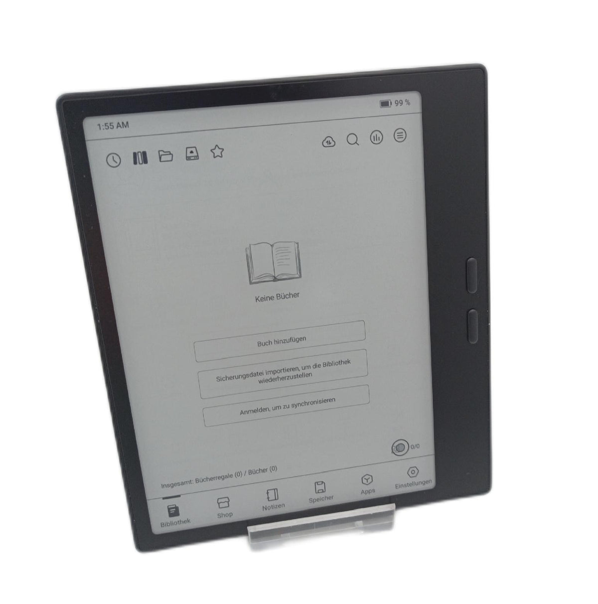Onyx E Ink Tablet ePaper Reader Onyx Go 7 7 Zoll Schwarzweiß 300