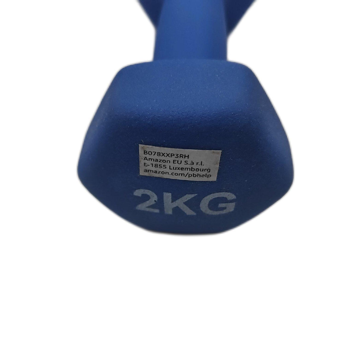 Amazon Basics Neopren Hanteln Gewichte 2er Set 2x2 kg sechseckig Türkis für Krafttraining Fitnesskurse