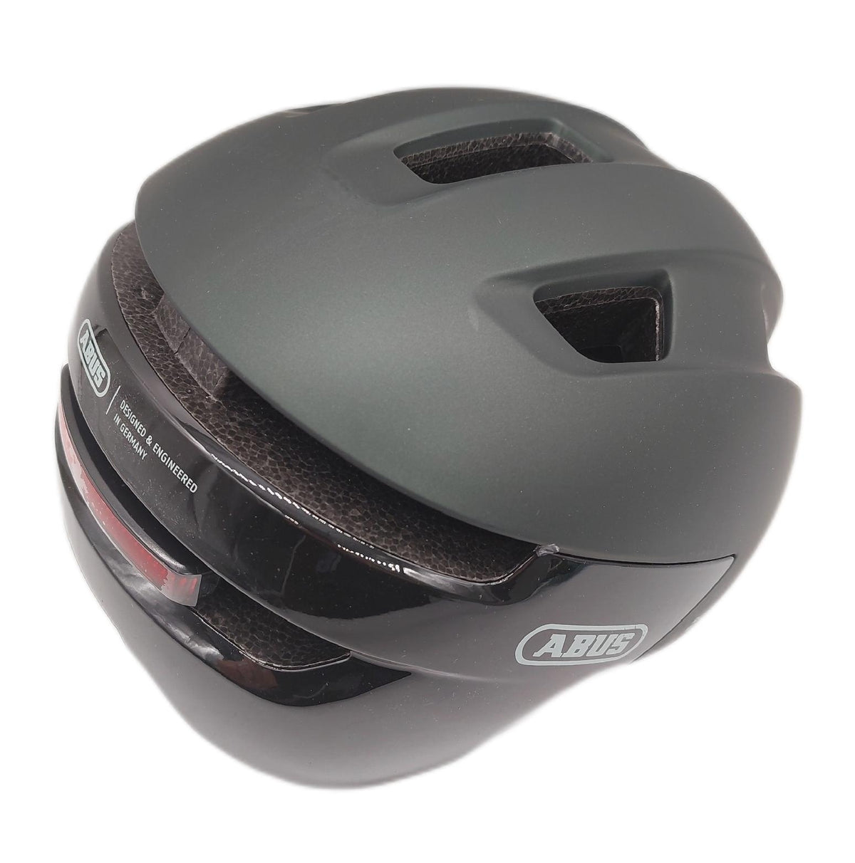 Abus Fahrradhelm Purl Y ACE mit LED Licht NTA Schutzhelm Grün Größe L E Bike E Pedelec