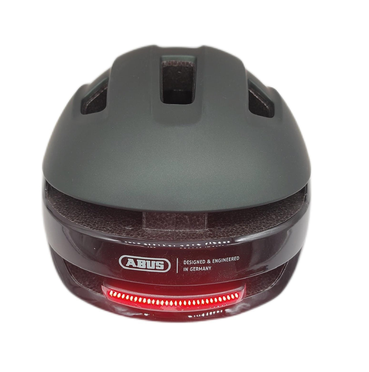 Abus Fahrradhelm Purl Y ACE mit LED Licht NTA Schutzhelm Grün Größe L E Bike E Pedelec