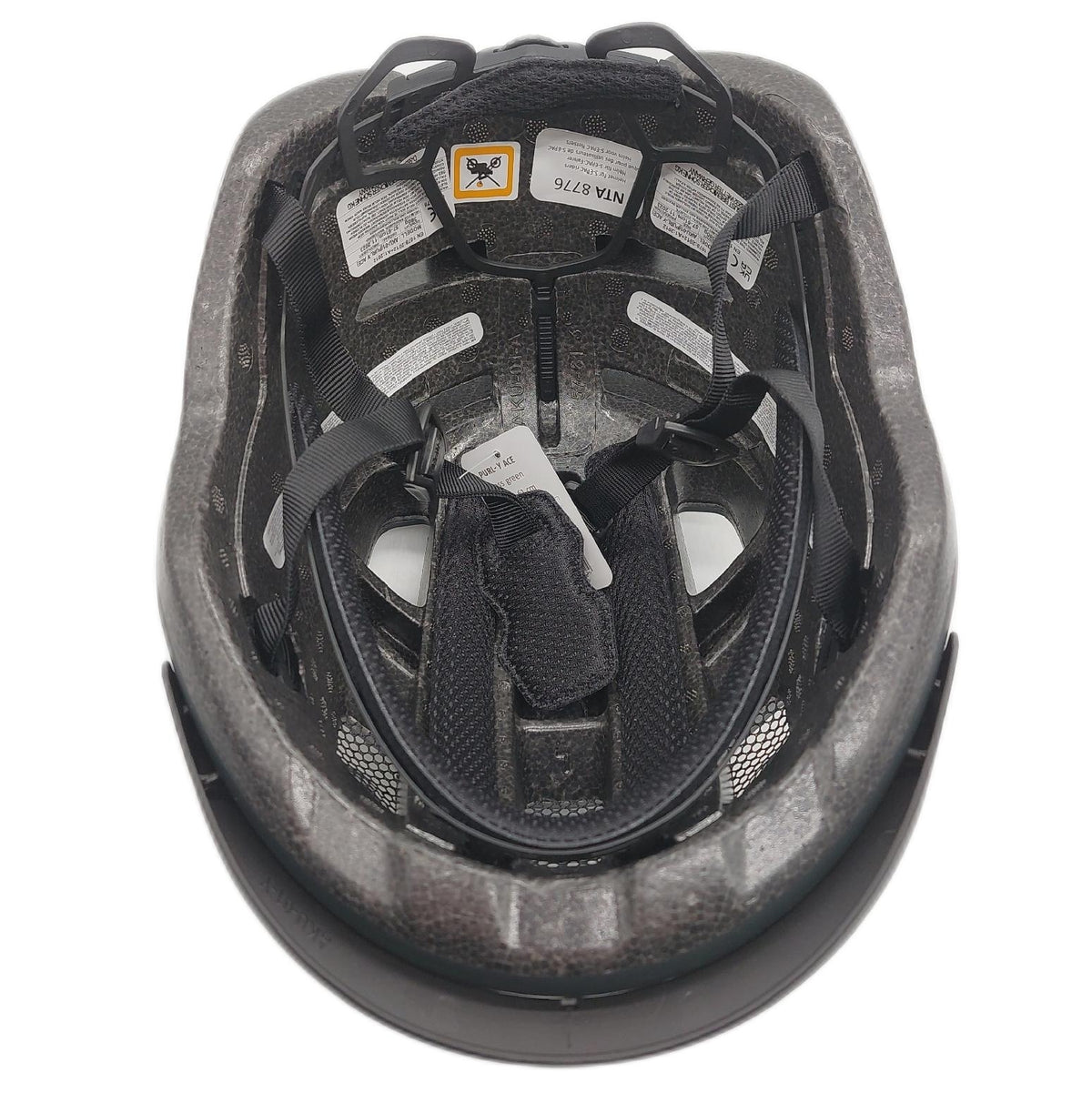 Abus Fahrradhelm Purl Y ACE mit LED Licht NTA Schutzhelm Grün Größe L E Bike E Pedelec