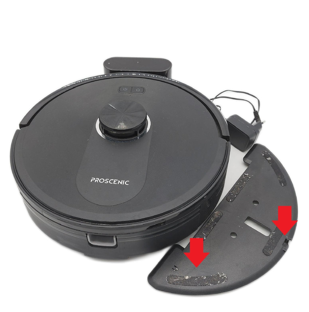 Proscenic Saugroboter Wischfunktion 8000 Pa starke Gebrauchsspuren ohne W