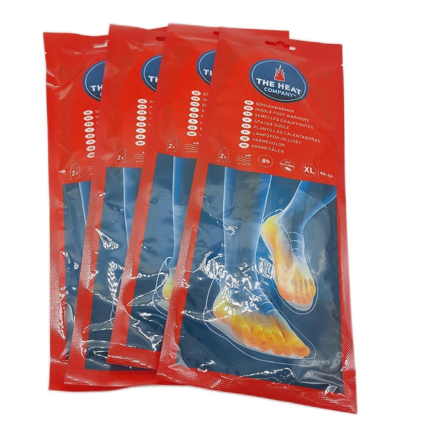 THE HEAT COMPANY Sohlenwärmer extra warm 4 Paar Fußwärmer
