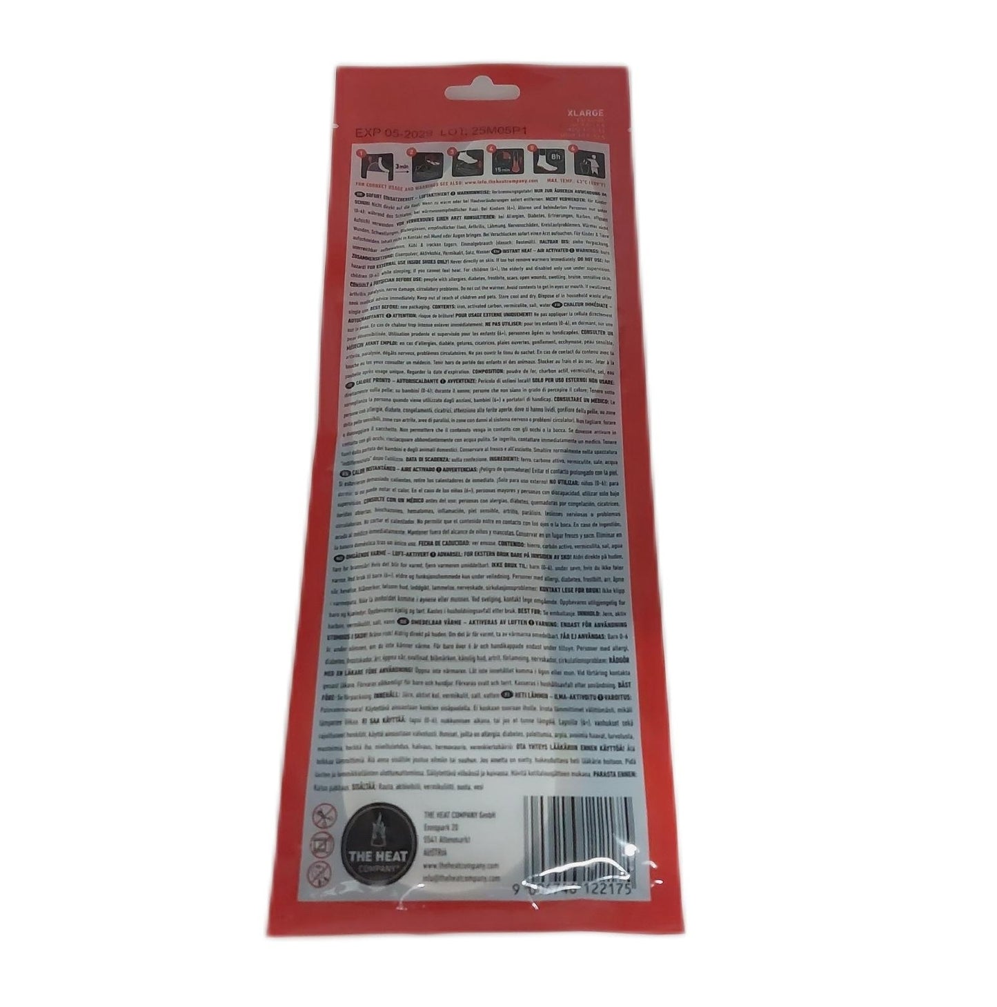 THE HEAT COMPANY Sohlenwärmer extra warm 4 Paar Fußwärmer