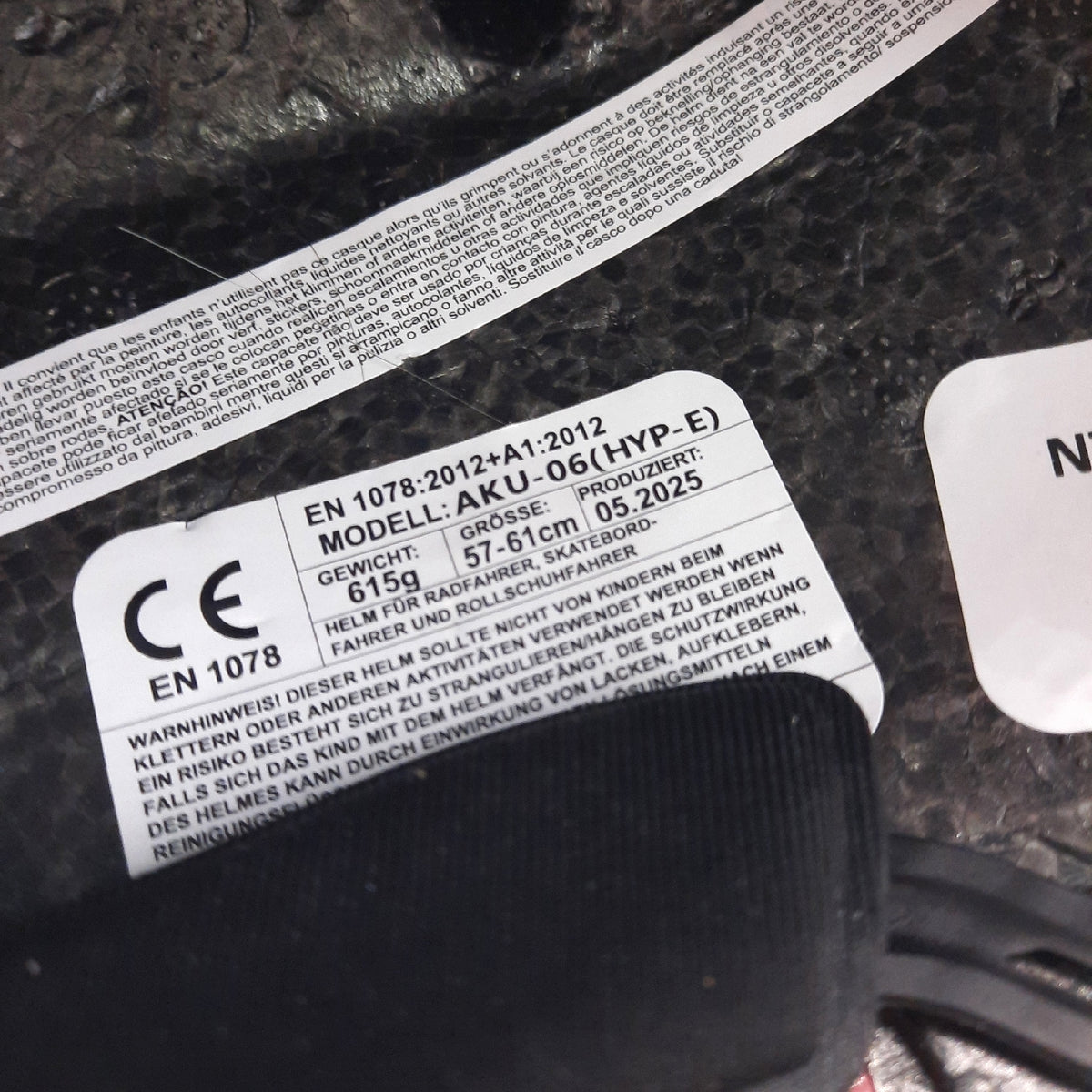 ABUS Fahrradhelm Helm Sicherheit HYP E mit Frontlicht Rücklicht  - Unvollständig