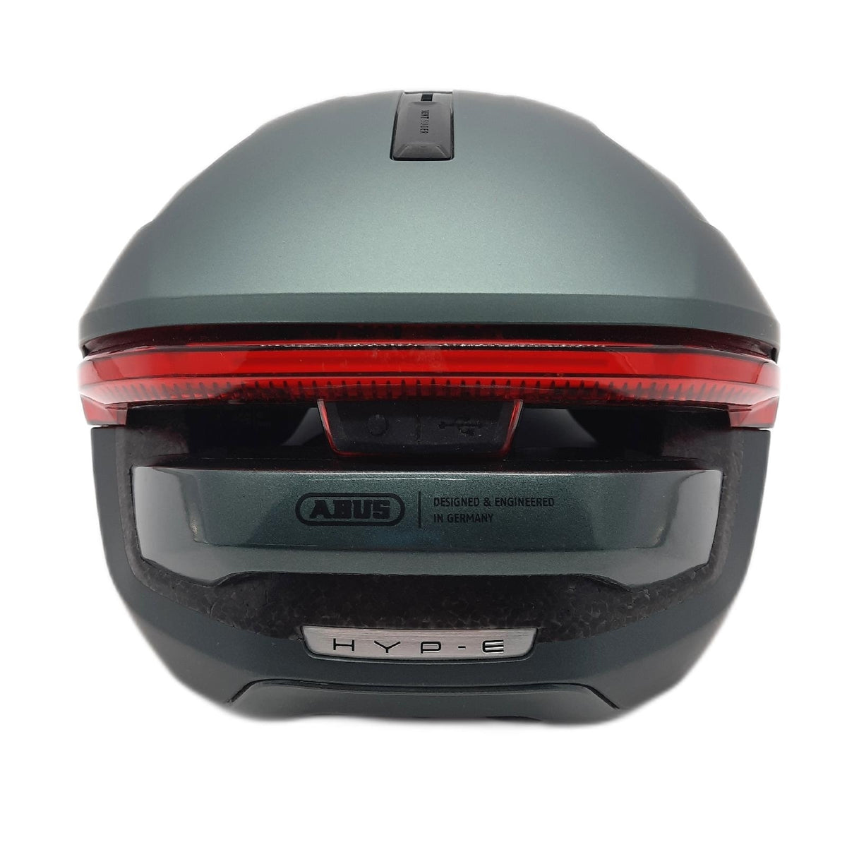 ABUS Fahrradhelm Helm Sicherheit HYP E mit Frontlicht Rücklicht  - Unvollständig