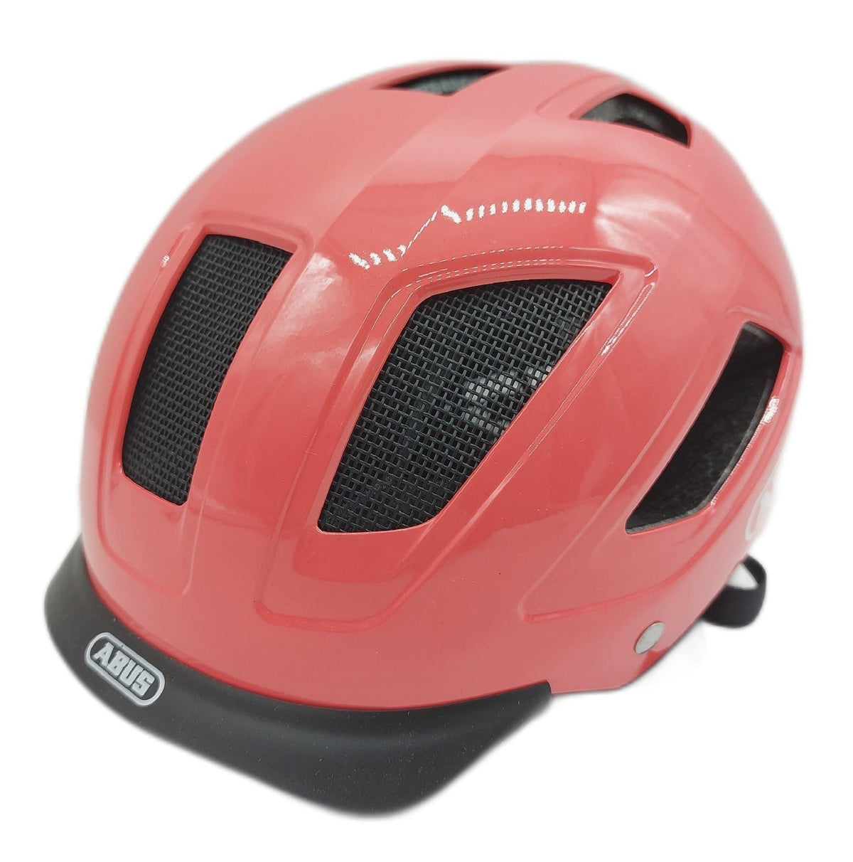 Abus Fahrradhelm Cityhelm Hyban 2 0 Fahrradbekleidung Living Coral Sicherheit Helm