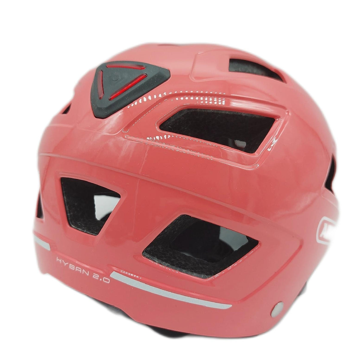 Abus Fahrradhelm Cityhelm Hyban 2 0 Fahrradbekleidung Living Coral Sicherheit Helm