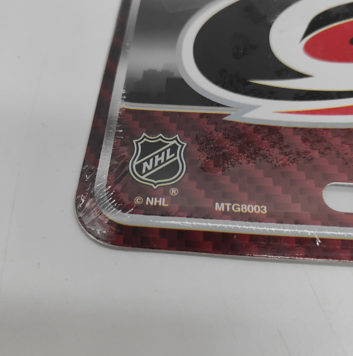 Rico Industries Metal License Plate Tag NHL Carolina Hurricanes Kennzeichenanhänger Metall 6 x 115 cm