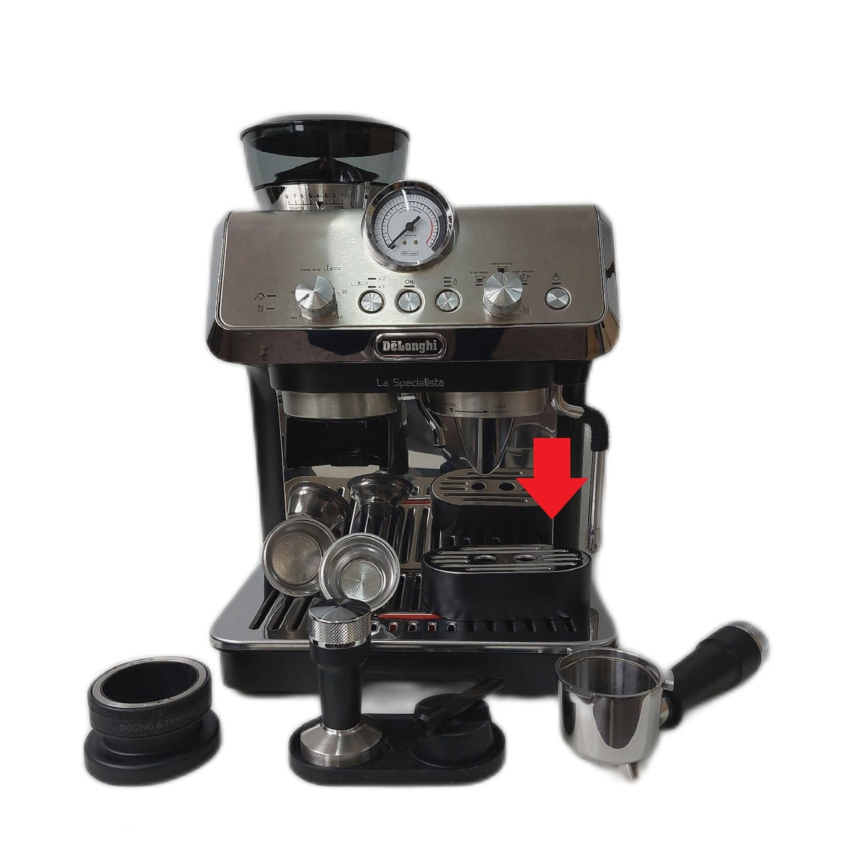 DeLonghi La Specialista Arte EC 9155 MB Espresso Milchkännchen fehlt Gebrauchssp