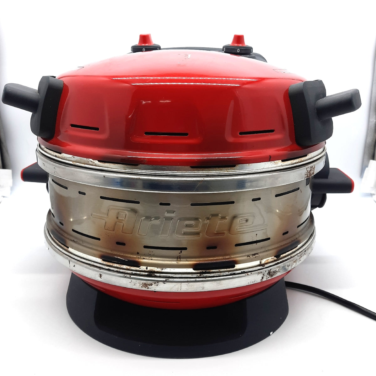 Ariete Forno Pizza Doppio 927 Pizzaofen 5 Kochstufen 2 feuerfesten Oven - Defekt