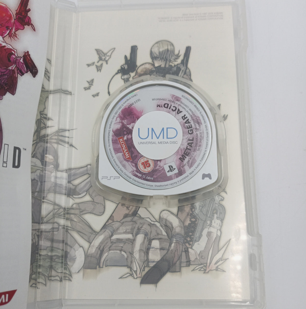 Konami Spiel PSP Handheld Metal Gear Acid Taktik Action Rollenspiel Englisch Version