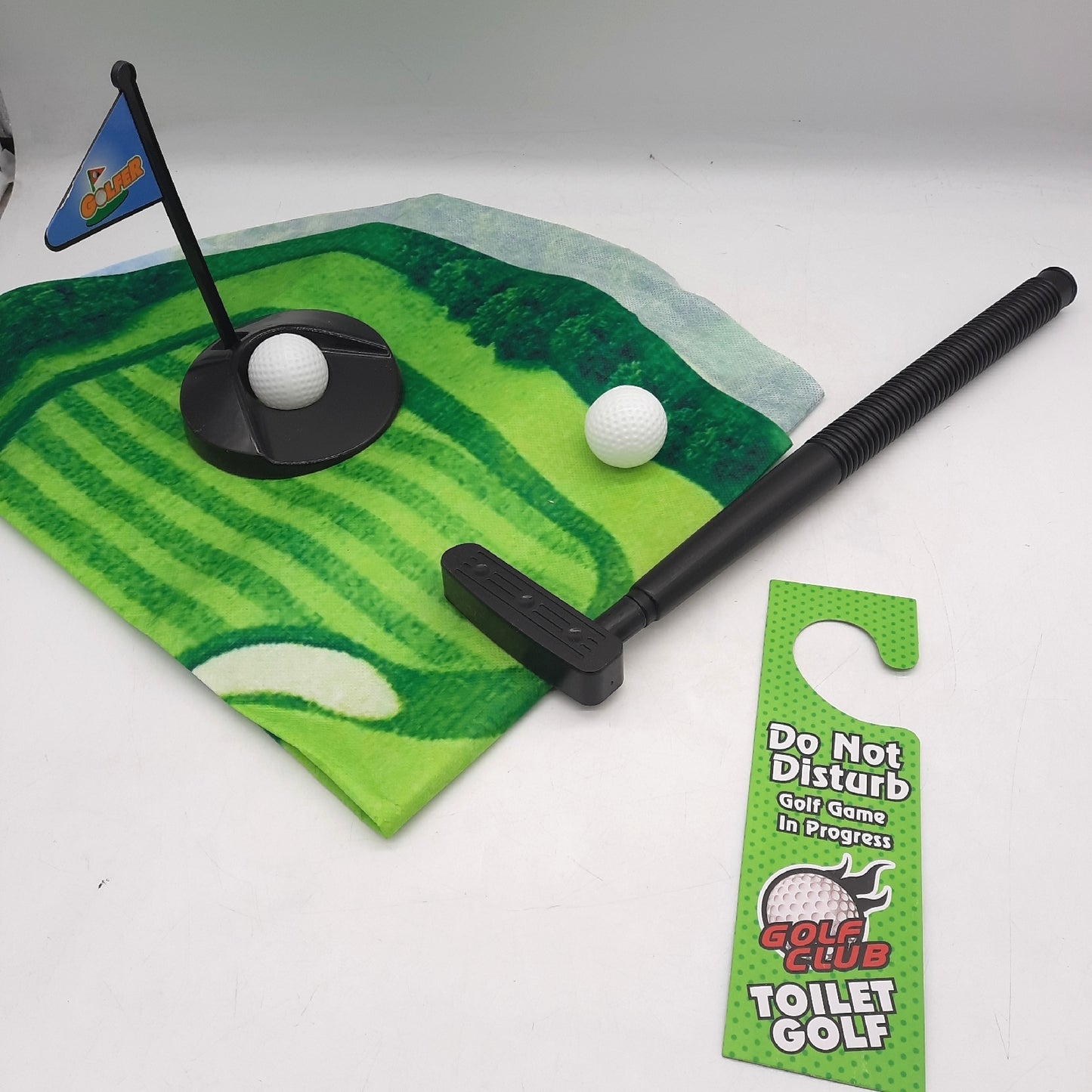 Wvu Minigolfspiel Freizeit Sport Minigolfset Toilette Geschenk Set für Golf Fans
