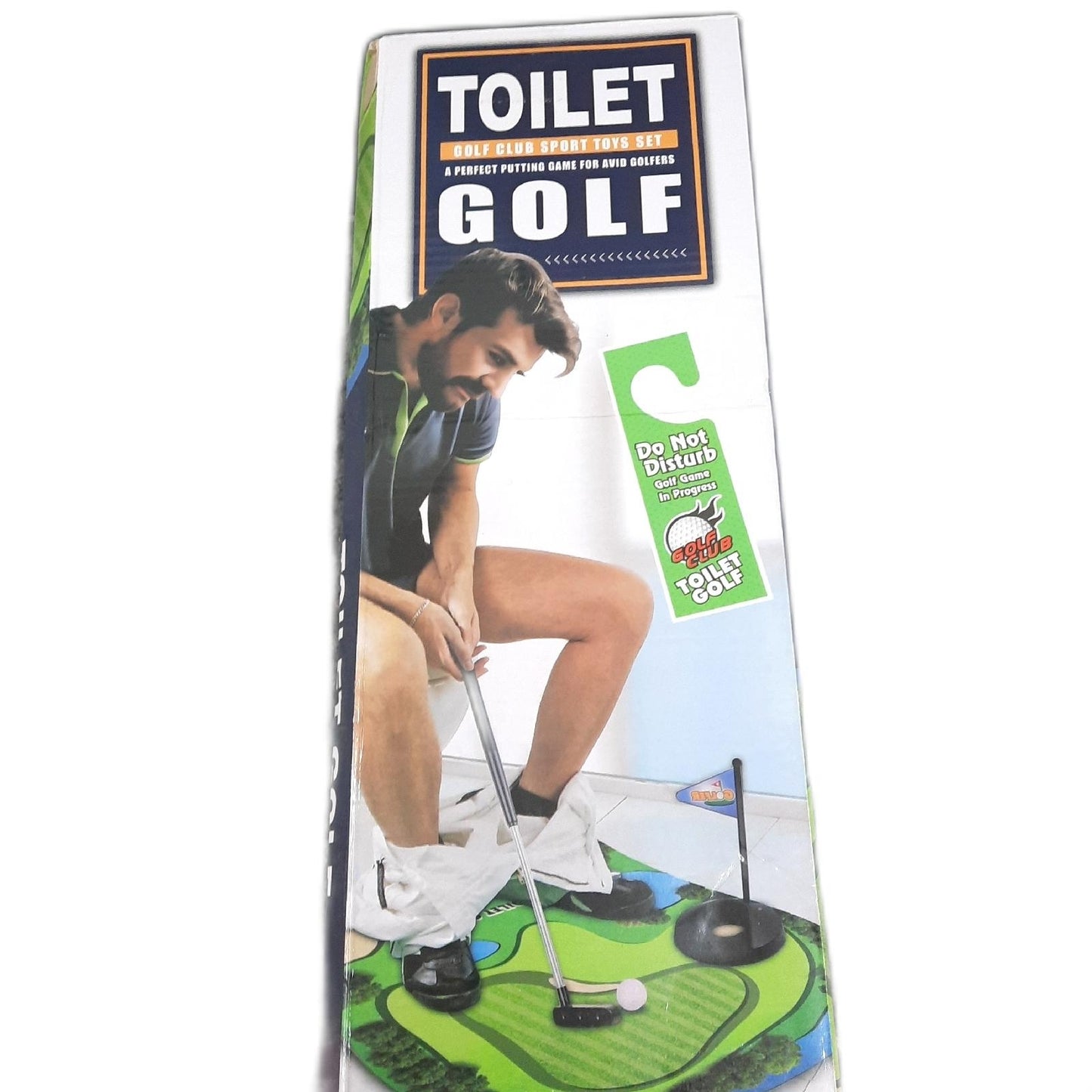 Wvu Minigolfspiel Freizeit Sport Minigolfset Toilette Geschenk Set für Golf Fans