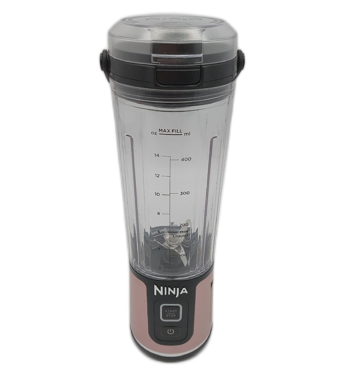 Ninja Blast Kabelloser Mini Mixer 530 ml Rose Gebrauchsspuren ohne Ladekabel