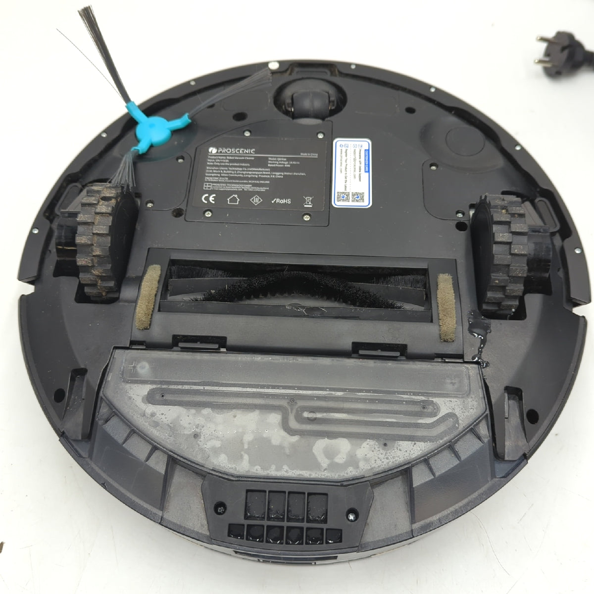 Proscenic Q8 Max Saugroboter Absaugstation mit Gebrauchsspuren ohne Staub