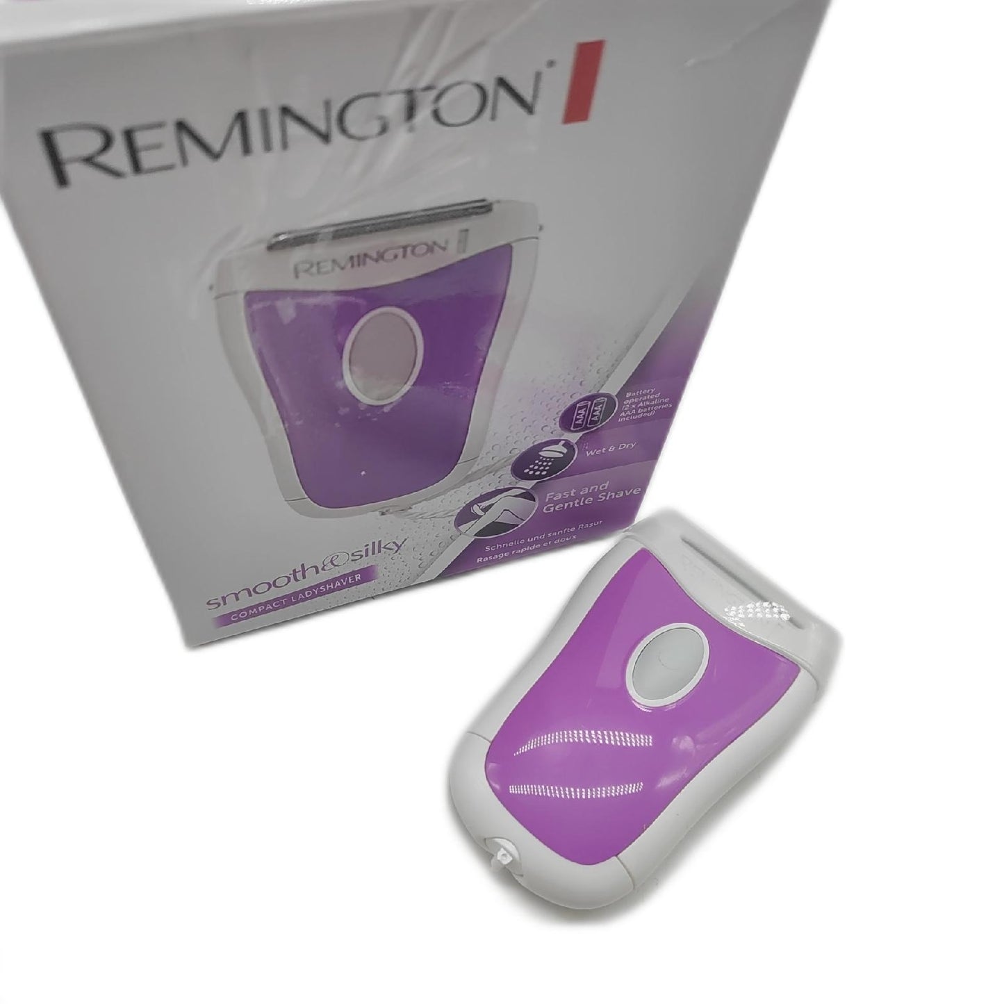 Remington Damenrasierer Rasierer Körperpflege Compact smooth silky WSF4810 präzision glatt