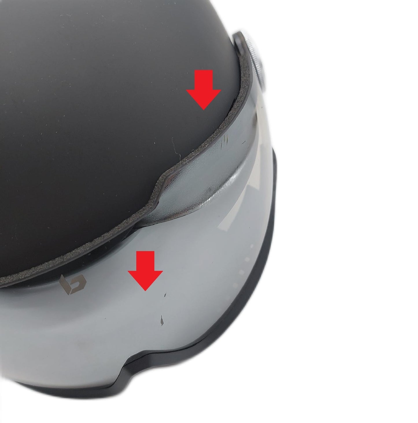 Bolla Skihelm Schutzhelm Schneesport Might Visor Erwachsene Schwarz Matt 55 59cm