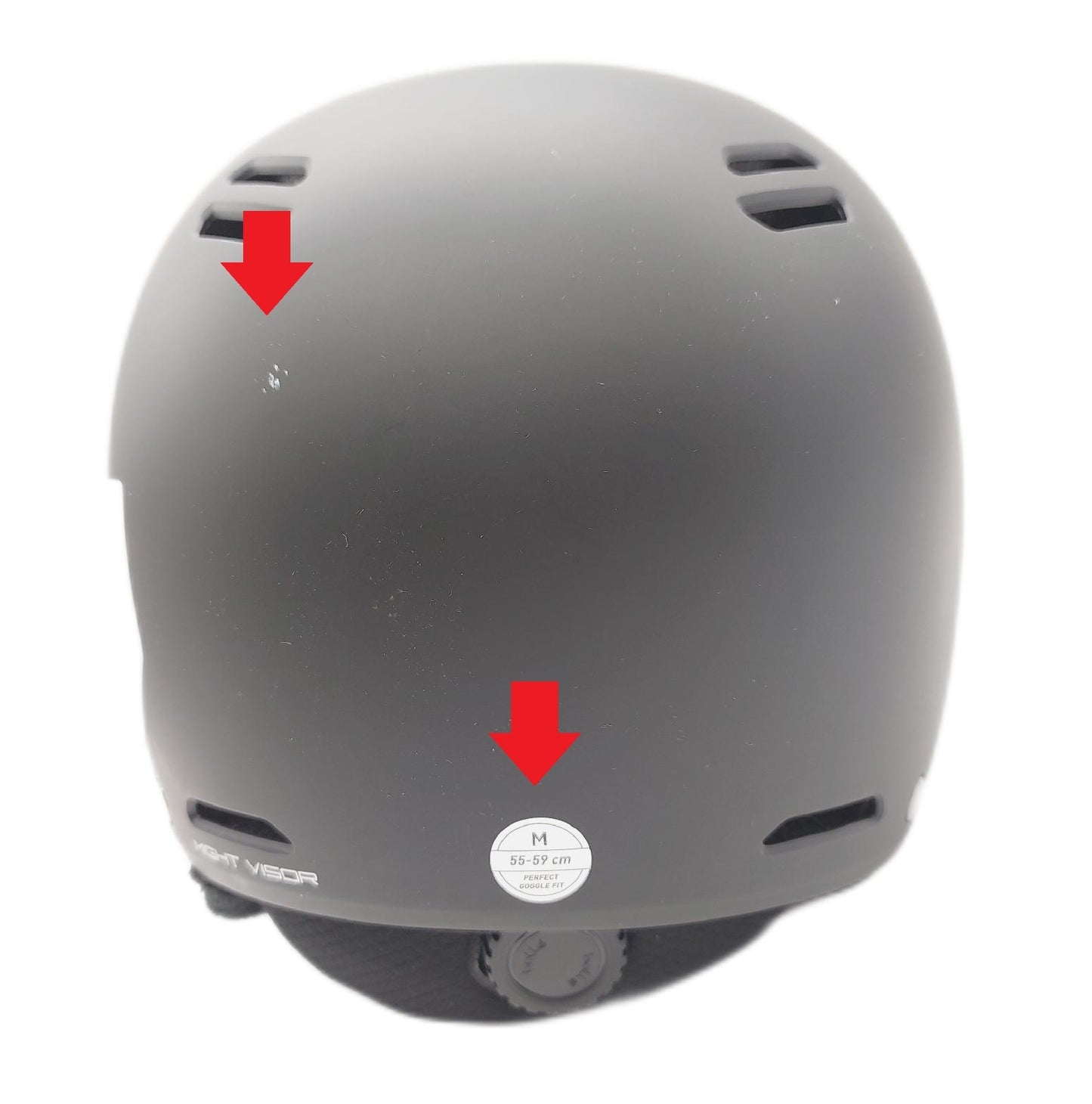 Bolla Skihelm Schutzhelm Schneesport Might Visor Erwachsene Schwarz Matt 55 59cm