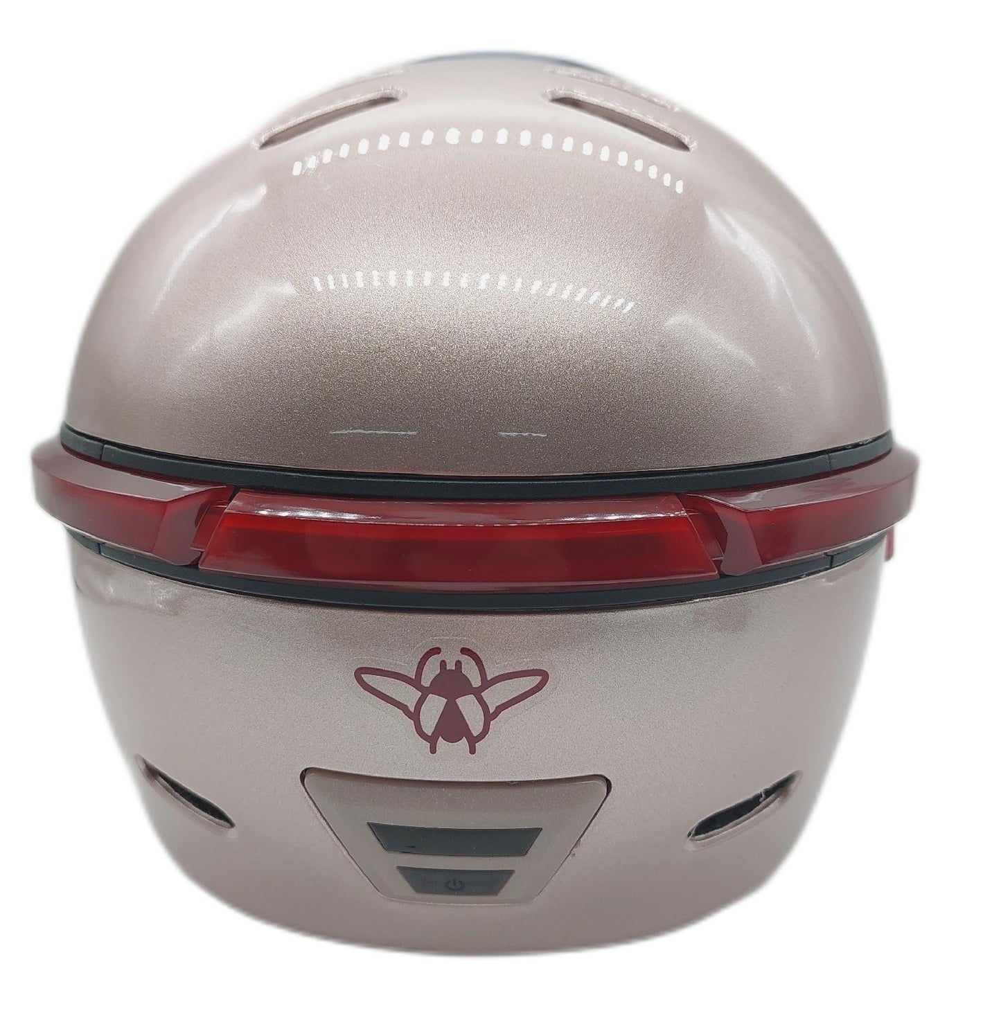 CASR Helm Fahrrad Sicherheit CASR Glow LED XL Visier Abnehmbare Ohrpolster Rück