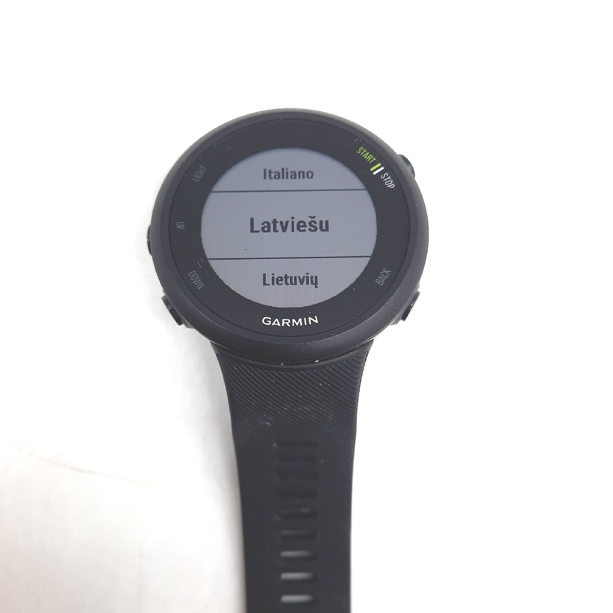 Garmin Forerunner 45 GPS Laufuhr leicht Trainingsplaene Armband gebrochen