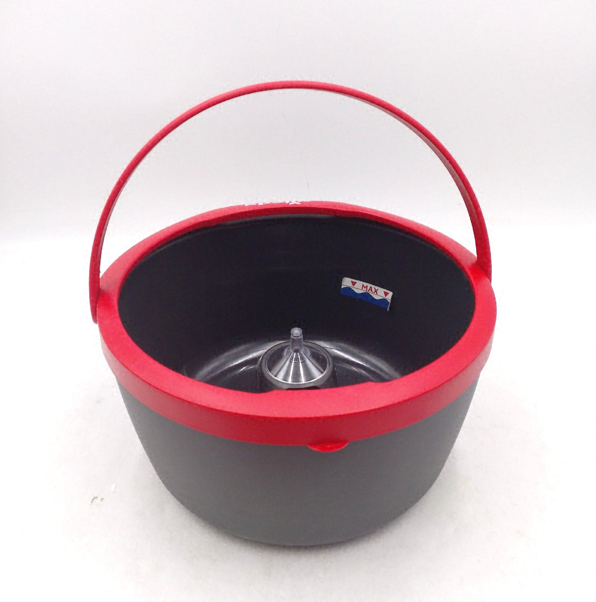 Vileda Spin Clean Bodenwischer Schwarz Rot rund kompakt ohne Stiel