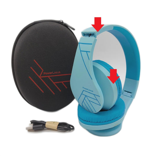 PowerLocus Bluetooth Kopfhörer Audio Kinder P2 Lautstärkebegrenzung sicher geeignet