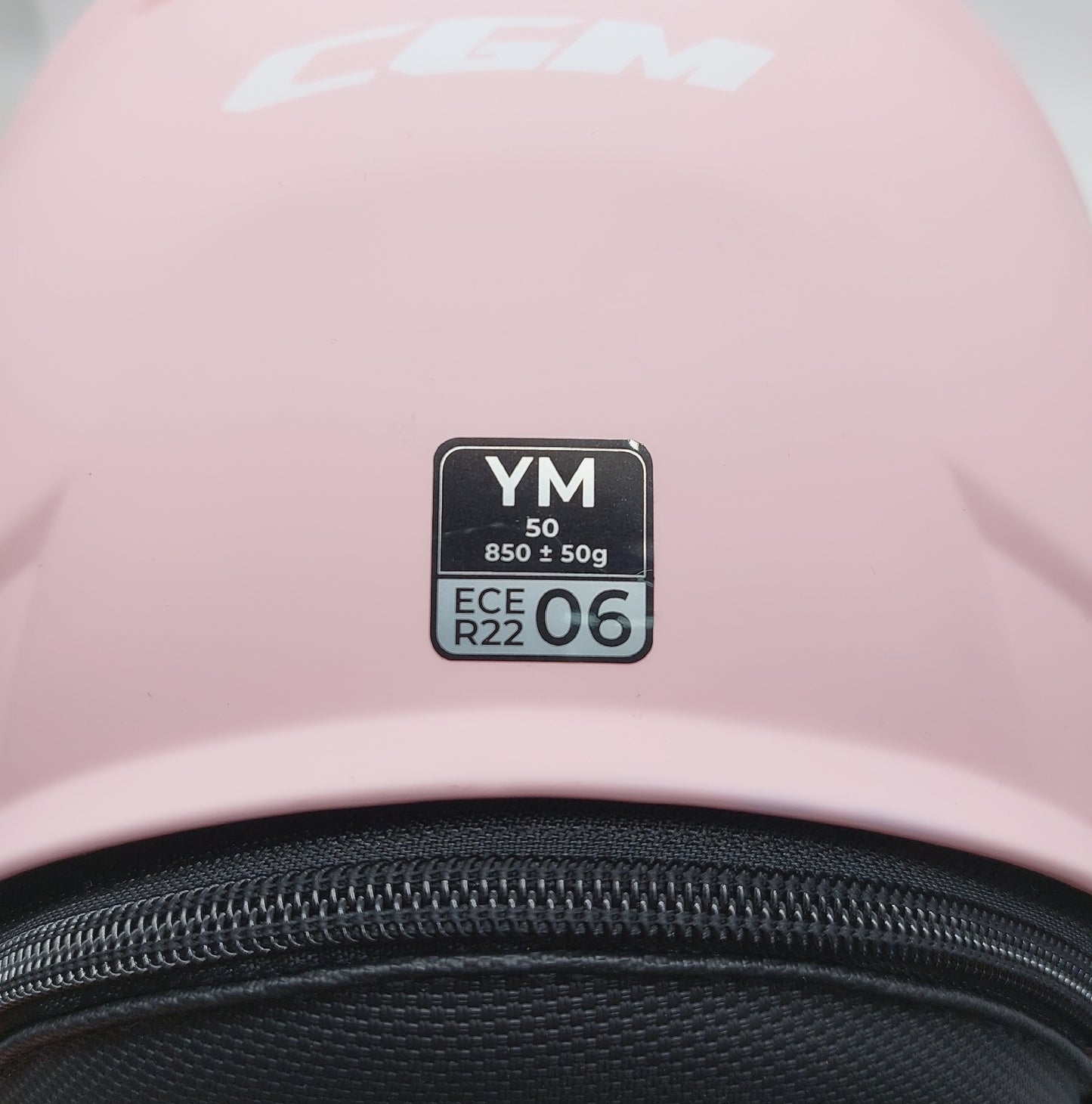 CGM Fahrradhelm Helmschutz Junior Casco Op Face Young 261A Rosa Opaco Stil